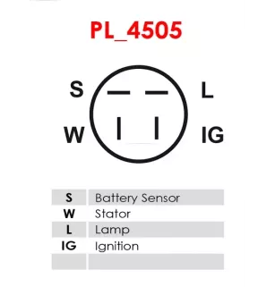 Régulateur d’alternateur AS-PL UD18693ARE, ELECTROLOG REG3049, WAI / TRANSPO IH254