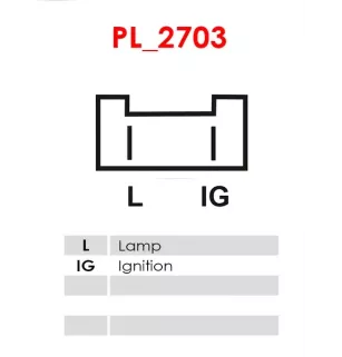 Régulateur d’alternateur AS-PL UD805219(VALEO)ARE, CARGO 130657