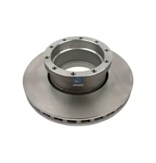 Disque de frein, D: 434 mm, 10 bores, P: 220 mm, M16 x 1,5, d: 194 mm, H: 135 mm, S: 45 mm, s: 37 mm Pour Meritor Essieux