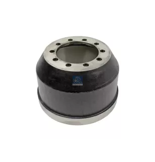 Tambour de frein, D: 355 mm, 10 bores, b: 23 mm, P: 225 mm, d: 190 mm, H: 279 mm, B: 211 mm Pour SAF tbd - 1.064.0223.00