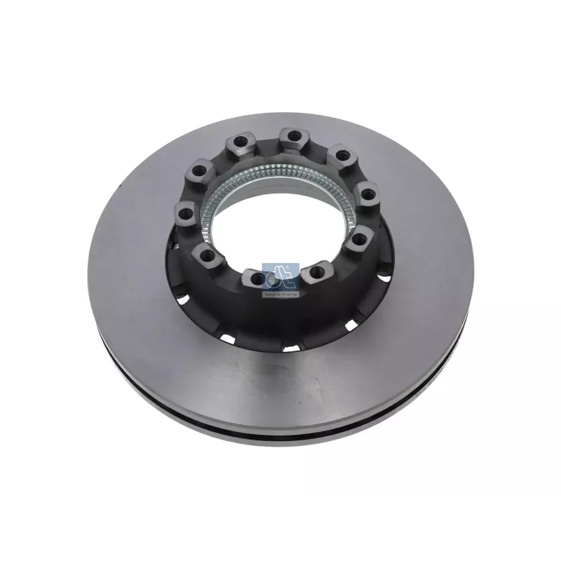Disque de frein, D: 430 mm, 10 bores, P: 193 mm, M14 x 1,5, d: 164 mm, H: 135 mm, S: 45 mm, s: 37 mm Pour SAF tbd