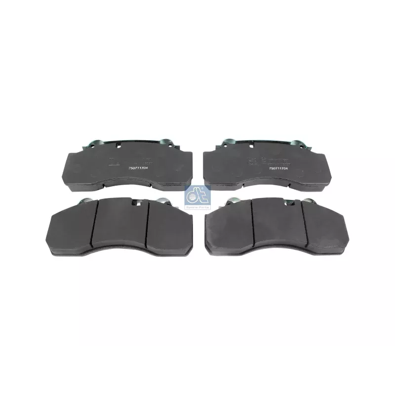 Kit de garnitures de disque de frein, W: 247.6 mm, S: 30 mm, H: 105 mm Pour Fruehauf tbd - Gigant tbd - SAF tbd - M91002704