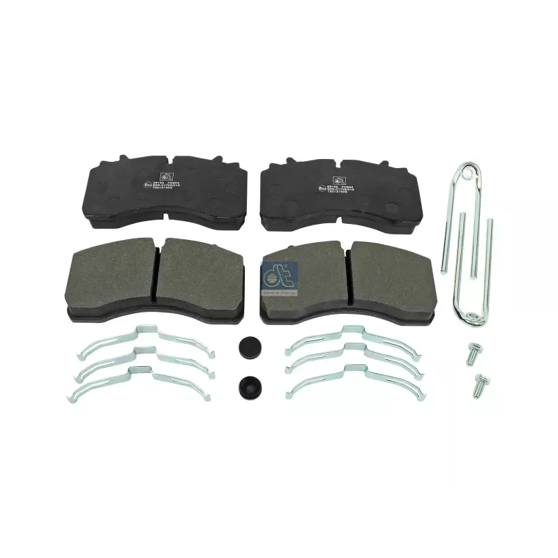Kit de garnitures de disque de frein, W: 210 mm, S: 31 mm, H: 109 mm Pour DAF CF - Schmitz Cargobull tbd - Kögel tbd - SAF tbd