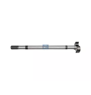 Arbre à cames de frein, droite, D: 38 mm, L1: 635 mm, L3: 590 mm, Z-cam, 10 teeth Pour Gigant tbd - SAE-SMB tbd - 70M044473.