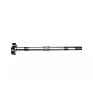 Arbre à cames de frein, gauche, D: 38 mm, L1: 635 mm, L3: 590 mm, S-cam, 10 teeth Pour Gigant tbd - SAE-SMB tbd - 70M044465.