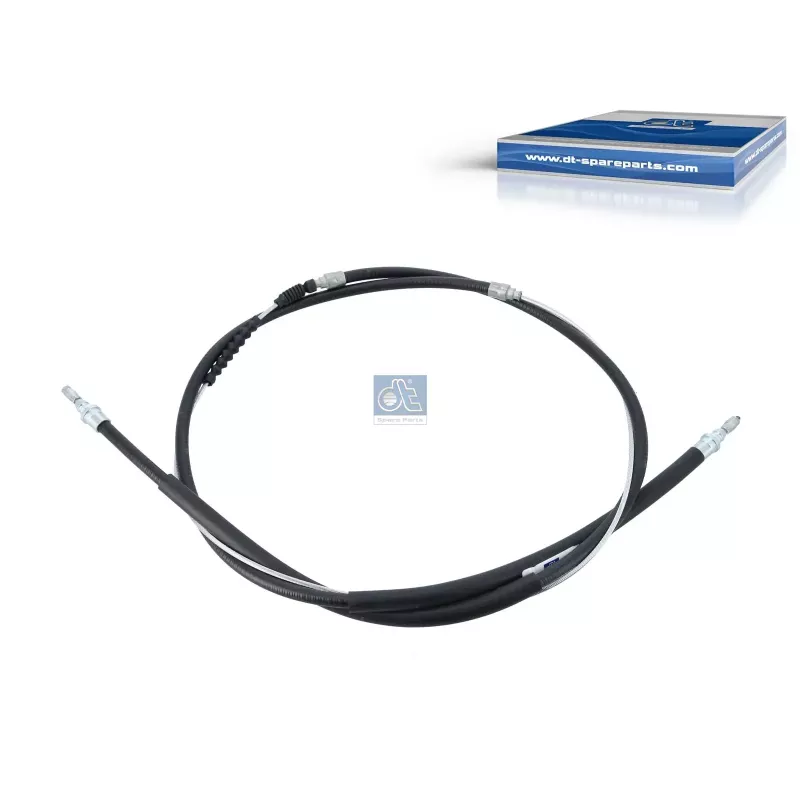Câble de commande, frein de stationnement, L1: 890 mm, L2: 2715 mm Pour Citroën Jumper, Fiat Ducato, Peugeot Boxer - 4745V4