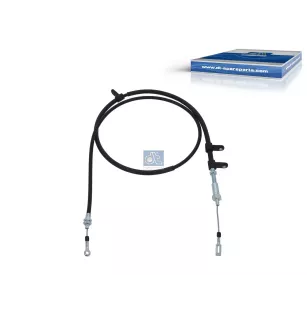 Câble de commande, frein de stationnement, L1: 1981 mm, L2: 2296 mm Pour Citroën Jumper, Fiat Ducato, Peugeot Boxer - 474627