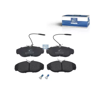 Kit de garnitures de disque de frein, W: 145 mm pour Citroën Jumper, Fiat Ducato, Peugeot Boxer