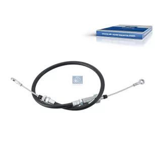 Câble de commande, frein de stationnement, L1: 650 mm, L2: 973 mm Pour Citroën Jumper, Fiat Ducato, Peugeot Boxer