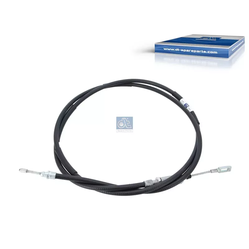 Câble de commande, frein de stationnement, droite, L1: 2415 mm, L2: 2640 mm Pour Citroën Jumper, Fiat Ducato, Peugeot Boxer