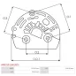 En plastique | Regulateurs d’alternateurs AS-PL UD02861ARE(VALEO) pour UD02862ARE(VALEO), CARGO 231103, 333352, B231103