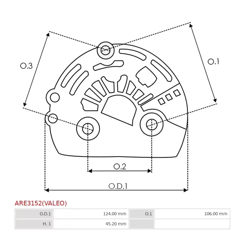 En plastique | Regulateurs d’alternateurs AS-PL UD02863ARE(VALEO), CARGO 238421, MOBILETRON VR-PR2293, VALEO 593395, 593943