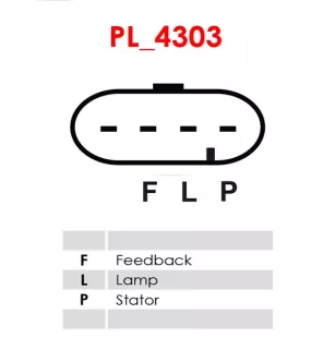 Régulateur d’alternateur AS-PL UD43404ARE pour UD43601ARE, ELECTROLOG REG2025, KRAUF ARD0118