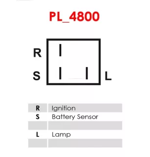 Régulateur d’alternateur ELECTROLOG REG3081, GAUSS GA247, WAI / TRANSPO IH204
