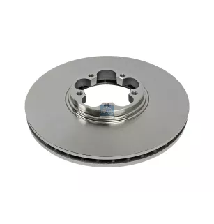 Disque de frein, D: 294 mm, 5 bores, P: 100 mm, M10 x 1,5, d: 82 mm, H: 43 mm, S: 24.5 mm, s: 22 mm Pour Ford Transit