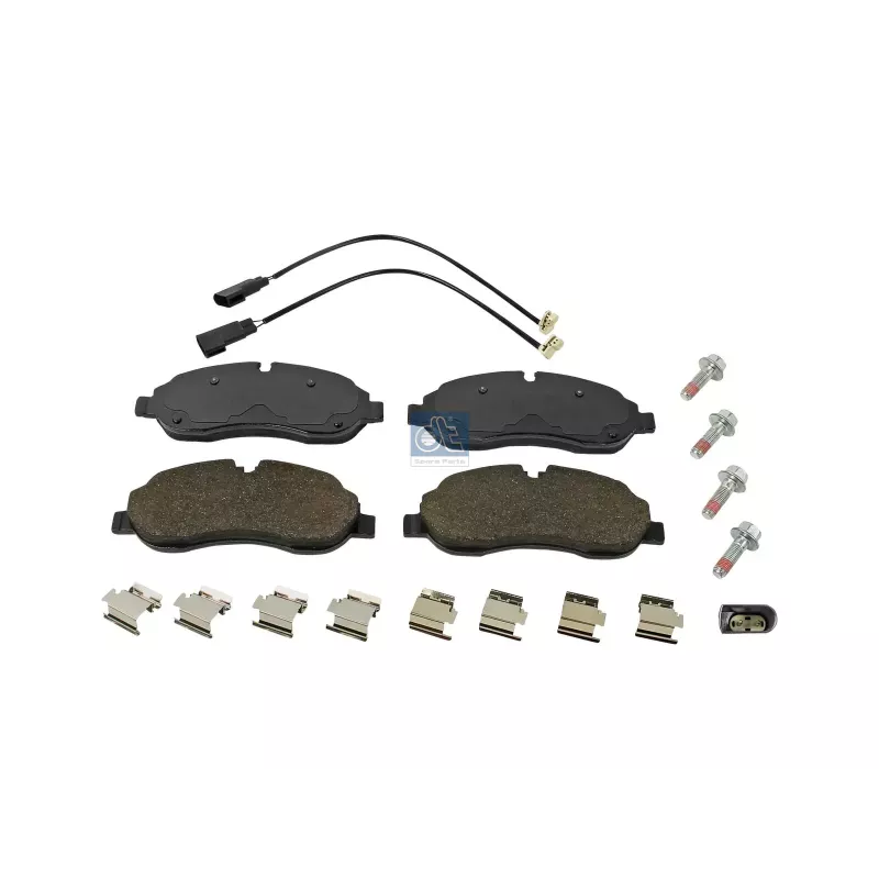 Kit de garnitures de disque de frein, avec témoins d'usure, W: 171.8 mm, S: 17 mm, H: 68.8 mm Pour Ford Transit - 1763915