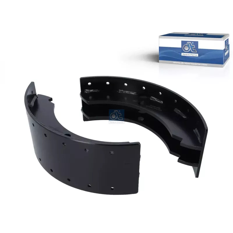 Kit de mâchoires de frein, D: 410 mm, b: 7 mm, W: 125 mm, S: 5 mm Pour Volvo F, FL, B12 - 3090073