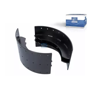 Kit de mâchoires de frein, D: 410 mm, b: 7 mm, W: 200 mm, S: 5 mm Pour Volvo F, FL, B12 - 270828 - 2708287 - 271173 - 272843