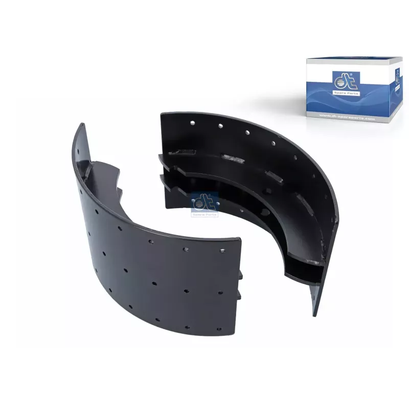 Kit de mâchoires de frein, D: 410 mm, b: 7 mm, W: 200 mm, S: 5 mm Pour Volvo F, FL, B12 - 270828 - 2708287 - 271173 - 272843