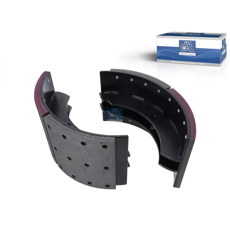 Kit de mâchoires de frein, avec garnitures Pour Volvo F, FL, B12 - 270828 - 2708287 - 271173 - 272843 - 3090076 - 30900765