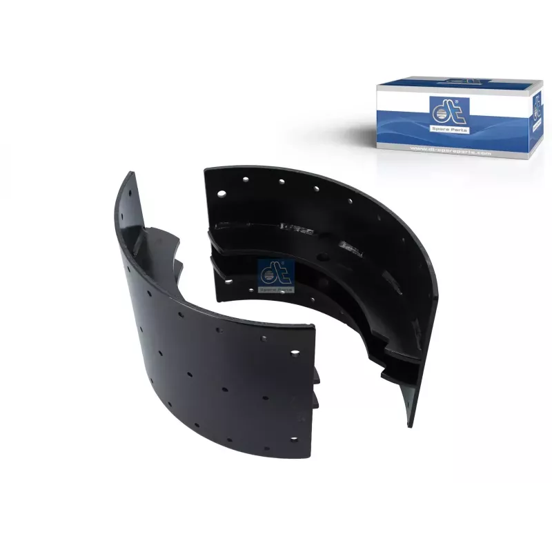 Kit de mâchoires de frein, D: 410 mm, b: 7 mm, W: 225 mm, S: 5 mm Pour Volvo F, FL, B12 - 270829 - 2708295 - 271174 - 272844