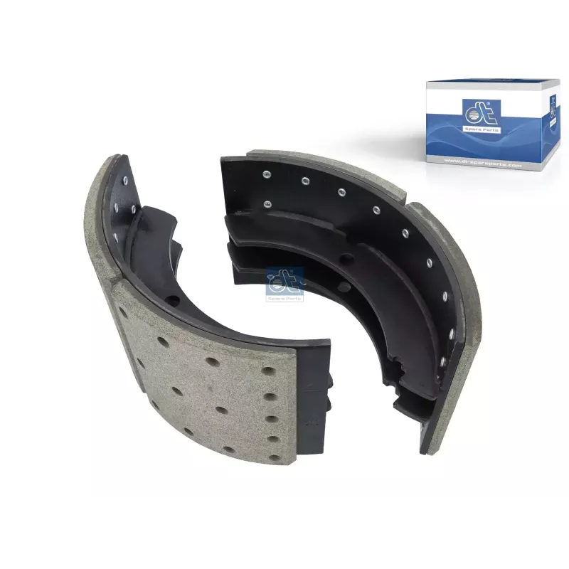 Kit de mâchoires de frein, version renforcée, avec garnitures Pour Renault Kerax - Volvo FL, VM, B12 - 5001868572 - 3095196