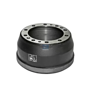 Tambour de frein, D: 410 mm, 10 bores, b: 28 mm, P: 335 mm, d: 282 mm, H: 282 mm, B: 202 mm Pour Volvo F, FL - MBD1156