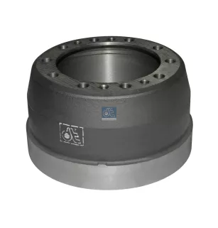 Tambour de frein, D: 410 mm, 10 bores, b: 28 mm, P: 335 mm, d: 282 mm, H: 260.5 mm, B: 200 mm Pour Renault Kerax, Premium