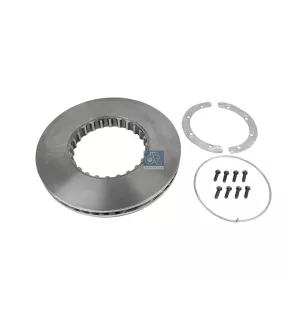 Disque de frein D: 434 mm, d: 247.5 mm, S: 45 mm, s: 41 mm Pour Renault C-Serie, D-Serie, K-Serie, Magnum, Midlum, Premium