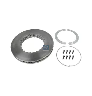 Disque de frein D: 410 mm, S: 45 mm, s: 41 mm Pour Renault Magnum, Midlum, Premium, Volvo FE - 1962338 - 50 01 667 798