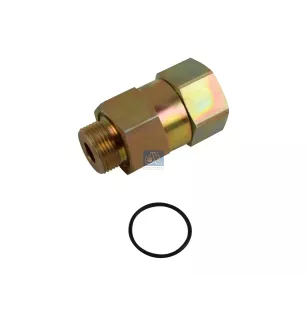 Valve de retenue M22 x 1,5, LTh: 12 mm, SW: 32, L: 60 mm Pour Volvo B6, B7, F, FL, N, 9000-Serie, B9, B13 - 1585876 - 1629727