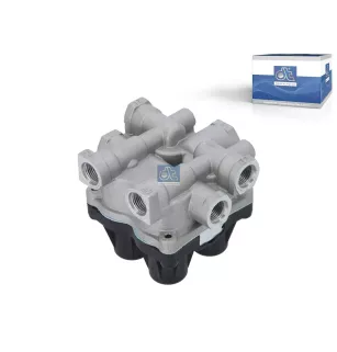 Valve de protection 4 circuits M16 x 1,5, M22 x 1,5, max. 13 bar, Po21: 6.3 bar, Po22: 6.3 bar, Po23: 5.8 bar, Po24: 5.8 bar