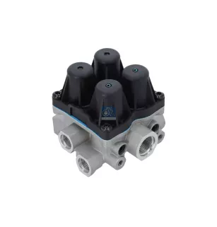 Valve de protection 4 circuits M16 x 1,5, M22 x 1,5, max. 13 bar, Po21: 6.3 bar, Po22: 6.3 bar, Po23: 5.8 bar, Po24: 5.8 bar