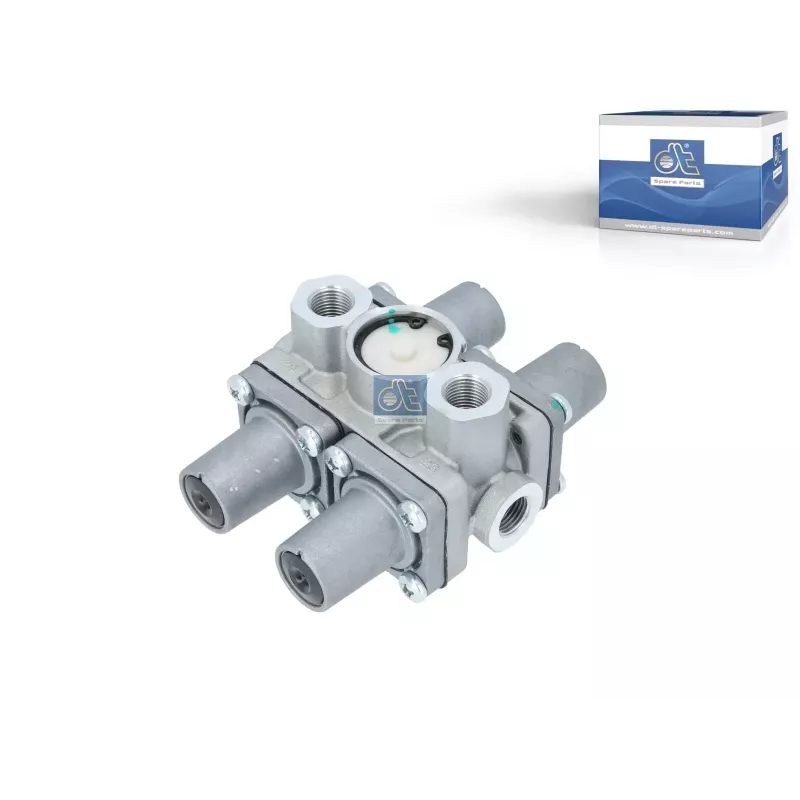 Valve de protection 4 circuits M16 x 1,5, M22 x 1,5, max. 10 bar, Po21: 6.3 bar, Po22: 6.3 bar, Po23: 5.8 bar, Po24: 5.8 bar