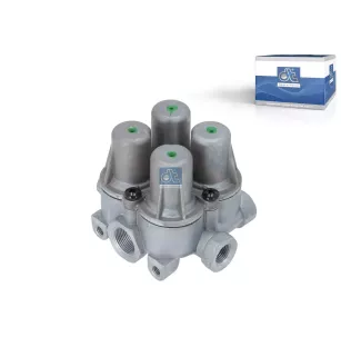 Valve de protection 4 circuits M16 x 1,5, M22 x 1,5, Po21: 6.5 bar, Po22: 6.5 bar, Po23: 6 bar, Po24: 6 bar, Pc21: 6.2 bar