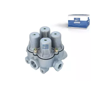 Valve de protection 4 circuits M16 x 1,5, M22 x 1,5, max. 20 bar, Po21: 6.3 bar, Po22: 6.3 bar, Po23: 5.8 bar, Po24: 5.8 bar