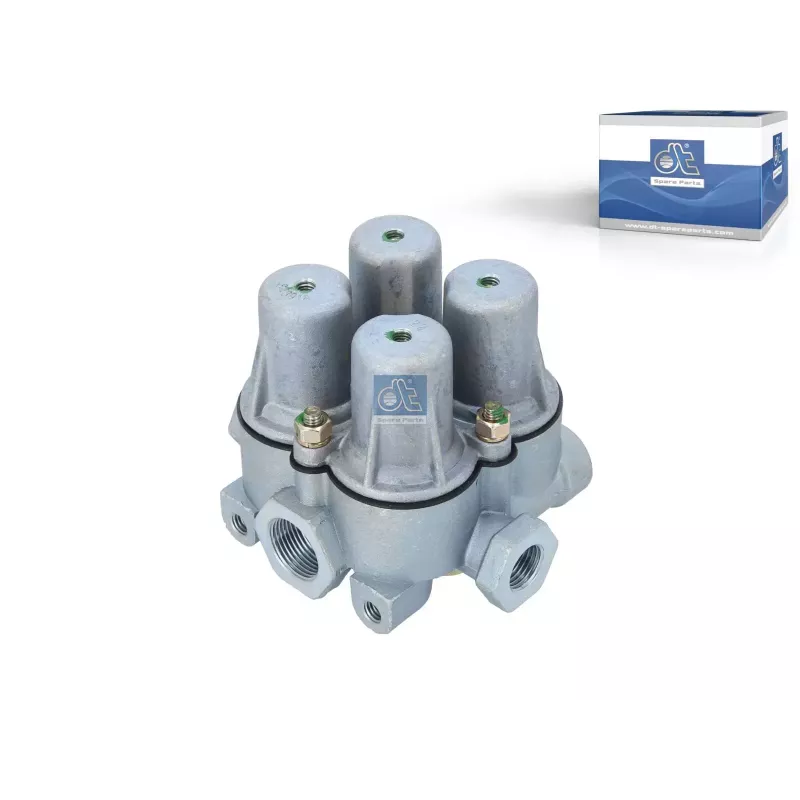 Valve de protection 4 circuits M16 x 1,5, M22 x 1,5, max. 20 bar, Po21: 6.3 bar, Po22: 6.3 bar, Po23: 5.8 bar, Po24: 5.8 bar