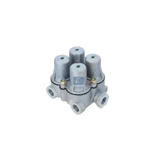 Valve de protection 4 circuits M16 x 1,5, M22 x 1,5, max. 20 bar, Po21: 6.3 bar, Po22: 6.3 bar, Po23: 5.8 bar, Po24: 5.8 bar