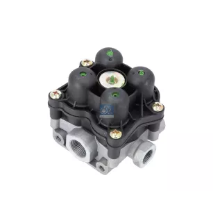 Valve de protection 4 circuits M16 x 1,5, M22 x 1,5, max. 20 bar, Po21: 6.3 bar, Po22: 6.3 bar, Po23: 5.8 bar, Po24: 5.8 bar