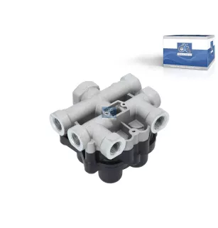 Valve de protection 4 circuits M16 x 1,5, M22 x 1,5, max. 20 bar, Po21: 6.3 bar, Po22: 6.3 bar, Po23: 5.8 bar, Po24: 5.8 bar