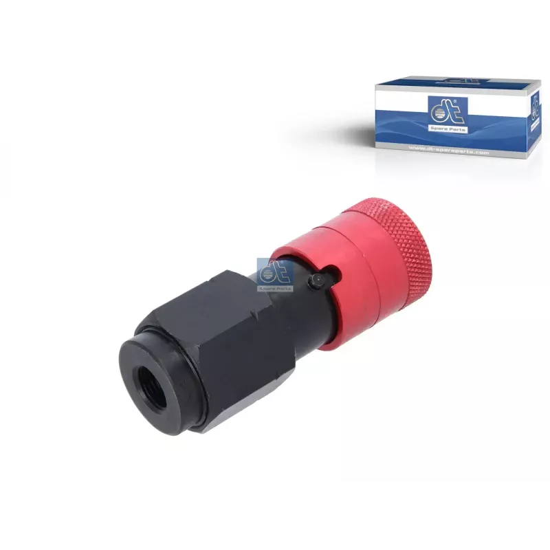 Main d'accouplement, rouge, M16 x 1,5 Pour Renault C-Serie, K-Serie, Kerax, Magnum, Midliner, Premium, T-Serie - Volvo FL
