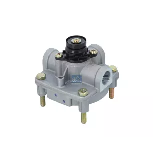 Valve de relais, M16 x 1,5, M22 x 1,5, max. 10 bar Pour DAF 45/55/65/75/85/95, CF, XF, Iveco Domino, EuroStar, EuroTech