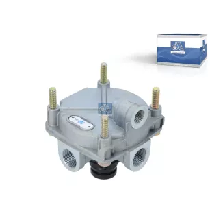 Valve de relais, M16 x 1,5, M22 x 1,5, max. 10 bar Pour DAF 45/55/65/75/85/95, CF, XF, Iveco Domino, EuroStar, EuroTech