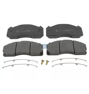 Kit de garnitures de disque de frein, W: 250 mm, S: 30 mm, H: 111 mm Pour Volvo B6, B7, FL, B9, B12 - 1536300 - MDP5057