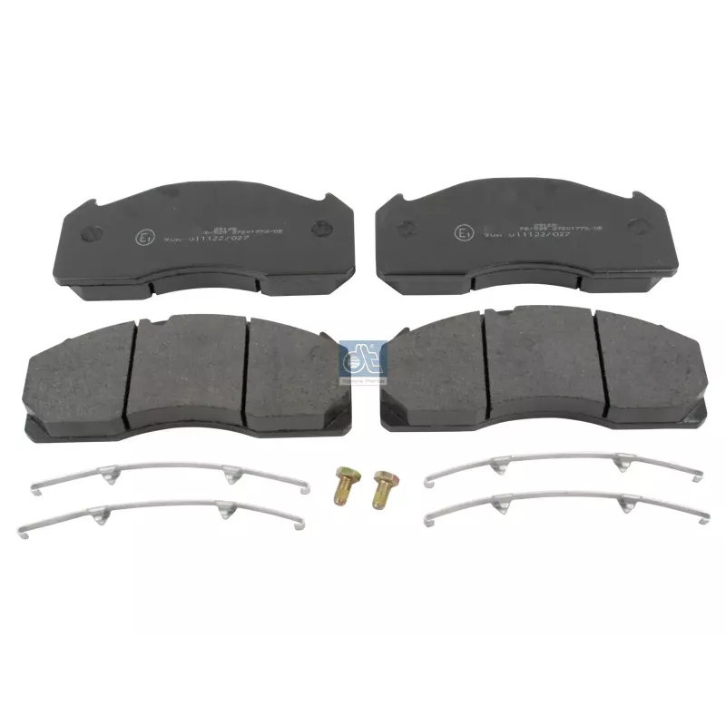 Kit de garnitures de disque de frein, W: 250 mm, S: 30 mm, H: 111 mm Pour Volvo B6, B7, FL, B9, B12 - 1536300 - MDP5057