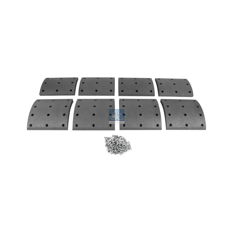 Kit de garnitures de frein à tambour, kit essieu, W: 203 mm, S: 19 mm Pour Volvo B7, B9 - MBLK2380 - 1504661 - 1504662