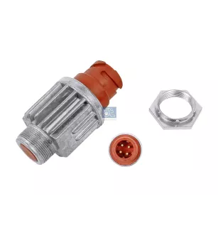 Interrupteur de pression, 15 W, M22 x 1, 4 poles Pour MAN Chassis, CLA, G/M/F 90, Lion's, L/M/F/E 2000, S-Busse, Sonstige Busse