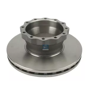 Disque de frein, D: 330 mm, 12 bores, P: 180 mm, M12 x 1,5, H: 124 mm, S: 34 mm, s: 26 mm Pour MAN Chassis, L/M/F/E 2000