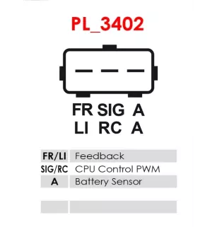 Régulateur d’alternateur AS-PL UD44448ARE, DENSO 126600-3600