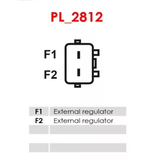 Régulateur d’alternateur AS-PL UD47258ARE, DENSO 126220-0230, MOBILETRON TB-ND167, ELECTROLOG TCB6008, KRAUF AZN2205
